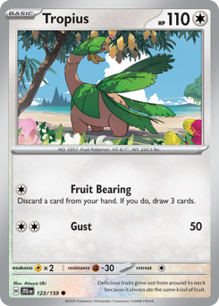 Tropius 123/190 NM (ITA)