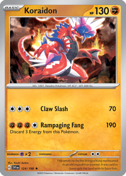 Koraidon 124/198 Reverse NM (ITA)