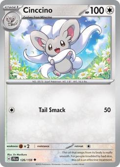 Cinccino 126/190 Reverse NM (ITA)