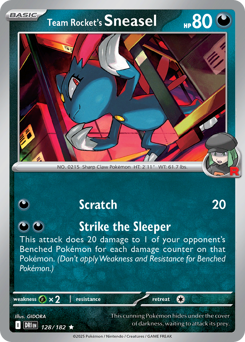 Sneasel del Team Rocket 128/244 Reverse NM (ITA)