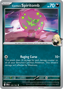 Spiritomb di Camilla 129/244 Reverse NM (ITA)