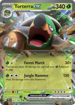 Torterra-ex 012/218 Reverse NM (ITA)