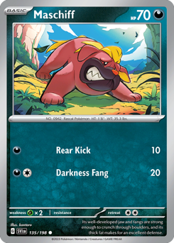 Maschiff 135/198 Reverse NM (ITA)