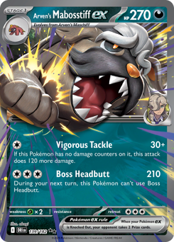 Mabosstiff-ex di Pepe 139/244 Reverse NM (ITA)