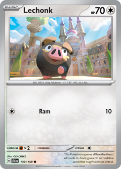 Lechonk 139/190 Reverse NM (ITA)