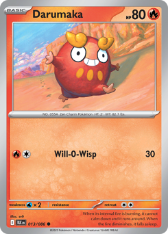 Darumaka 013/172 Master Ball NM (ITA)