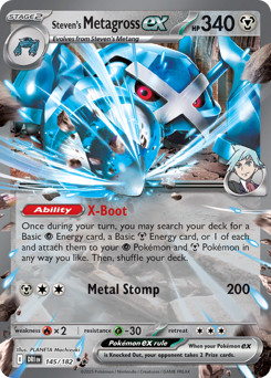 Metagross-ex di Rocco 145/244 Reverse NM (ITA)