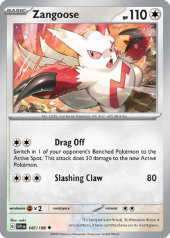 Zangoose 147/198 NM (ITA)