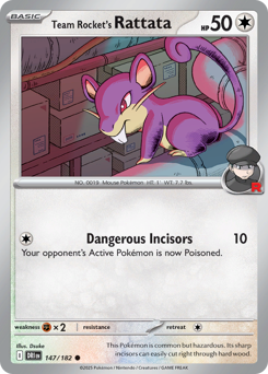 Rattata del Team Rocket 147/244 NM (ITA)