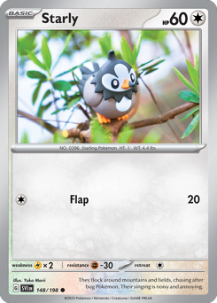 Starly 148/198 Reverse NM (ITA)