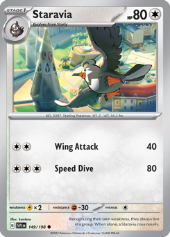 Staravia 149/198 Reverse NM (ITA)