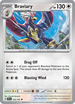 Braviary 153/252 Reverse NM (ITA)