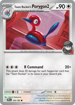 Porygon2 del Team Rocket 154/244 NM (ITA)