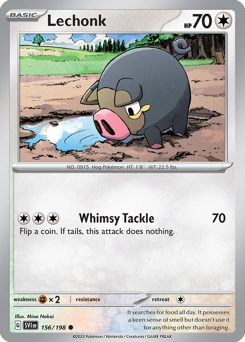 Lechonk 156/198 Reverse NM (ITA)