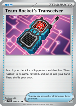 Ricetrasmettitore del Team Rocket 178/244 Reverse NM (ITA)