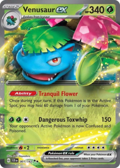 Venusaur-ex 001/175 Reverse NM (ITA)