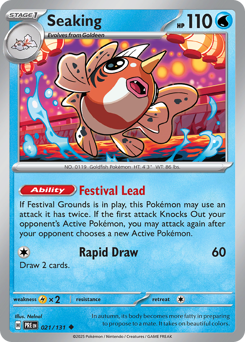 Seaking 021/180 Poké Ball NM (ITA)
