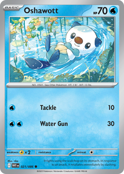 Oshawott 021/173 Poké Ball NM (ITA)
