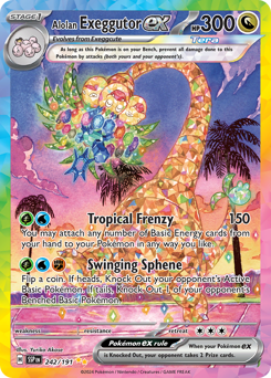 Exeggutor di Alola-ex 242/252 NM (ITA)