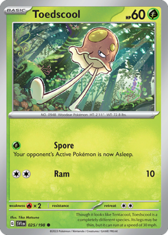 Toedscool 025/198 Reverse NM (ITA)