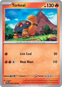 Torkoal 025/190 Reverse NM (ITA)