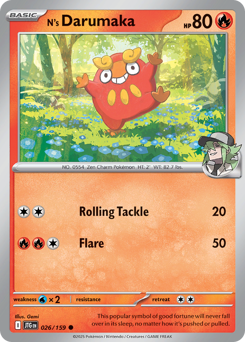 Darumaka di N 026/190 Reverse NM (ITA)