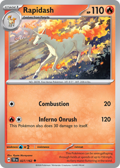 Rapidash 027/218 NM (ITA)