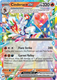 Cinderace-ex 028/175 Reverse NM (ITA)
