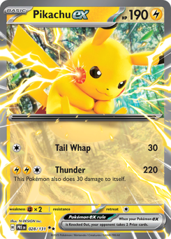 Pikachu-ex 028/180 NM (ITA)