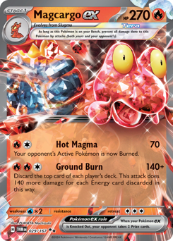 Magcargo-ex 029/226 NM (ITA)