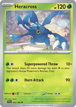 Heracross 002/198 Reverse NM (ITA)
