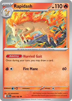 Rapidash 030/244 NM (ITA)