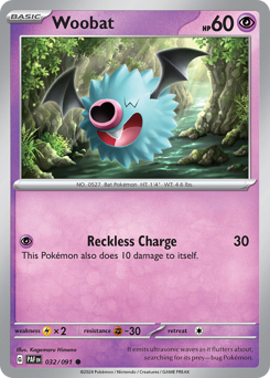 Woobat 032/245 Reverse NM (ITA)