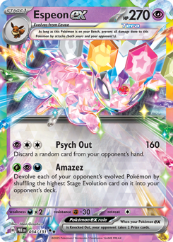 Espeon-ex 034/180 Poké Ball NM (ITA)