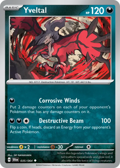 Yveltal 035/99 Reverse NM (ITA)