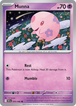 Munna 035/172 Master Ball NM (ITA)