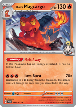 Magcargo di Armonio 036/244 Reverse NM (ITA)