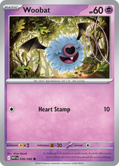 Woobat 036/173 Poké Ball NM (ITA)