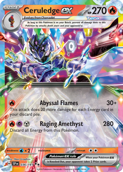 Ceruledge-ex 036/252 NM (ITA)