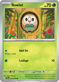 Rowlet 003/99 Reverse NM (ITA)