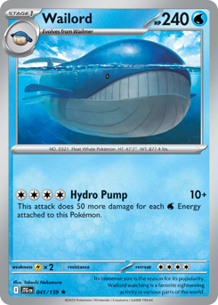 Wailord 041/190 NM (ITA)