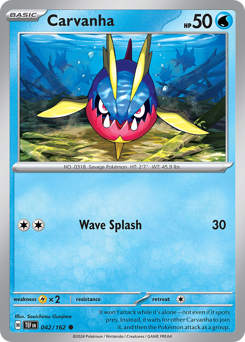 Carvanha 042/218 Reverse NM (ITA)