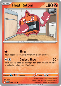 Rotom Calore 043/244 Reverse NM (ITA)