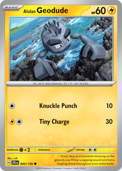 Geodude di Alola 044/190 Reverse NM (ITA)