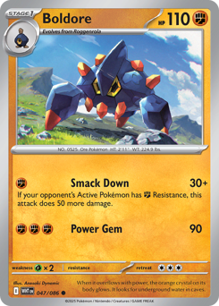 Boldore 047/173 Master Ball NM (ITA)