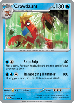 Crawdaunt 048/226 Reverse NM (ITA)