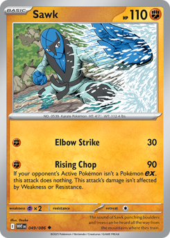 Sawk 049/173 Poké Ball NM (ITA)