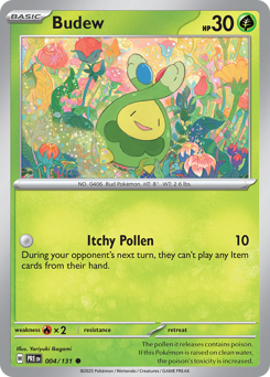 Budew 004/180 Poké Ball NM (ITA)