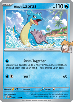 Lapras di Misty 050/244 NM (ITA)