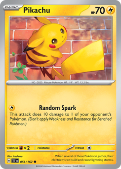 Pikachu 051/218 Reverse NM (ITA)